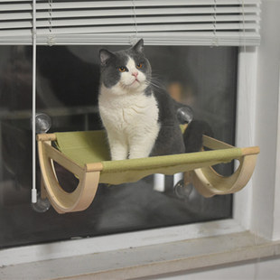 吸盘猫窝吊床窗户挂窝猫床大号玻璃秋千阳台跳板晒太阳小猫咪用品