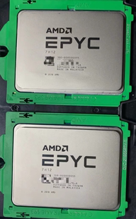AMD EPYC 版 64核心128线程 正式 2.60G主频 7H12