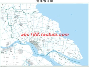 江苏省南通市南通市地图行政区划图铁路水系旅游地形交通卫星地质