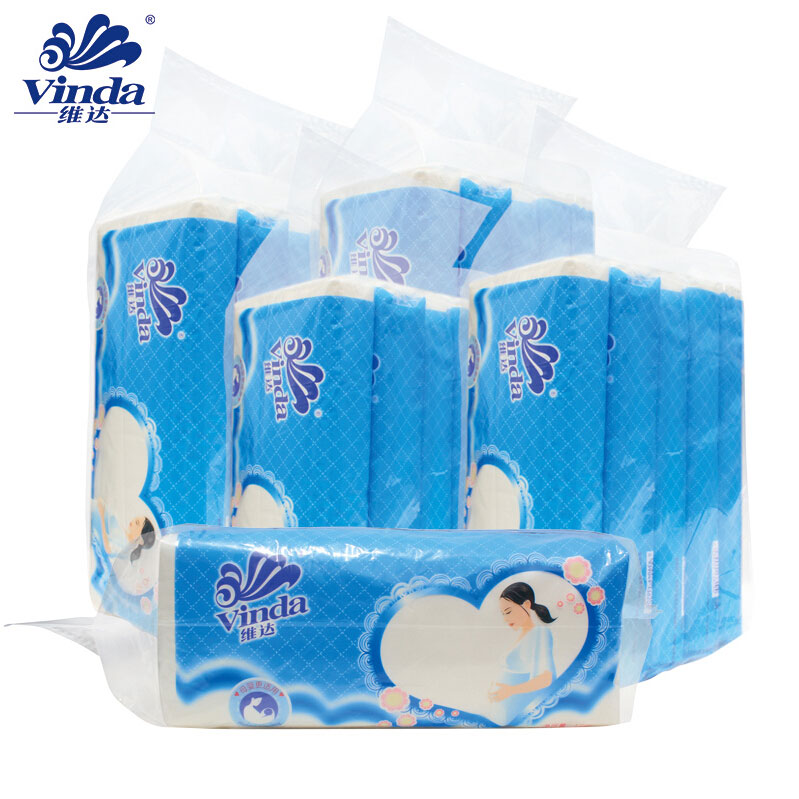 孕产妇专用卫生纸V1072 daozhi 维达刀纸 20包4提装 月子纸120克