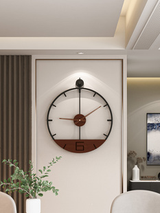 钟表挂钟客厅个性 创意时尚 轻奢时钟挂墙现代简约家用装 饰北欧钟表