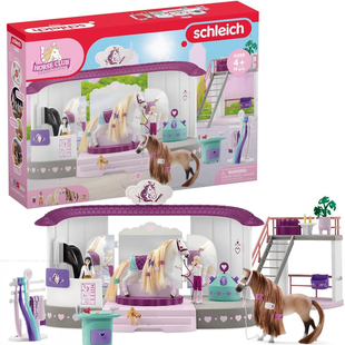 Schleich德国思乐玩具马术俱乐部美容院购物中心 送女孩生日礼物