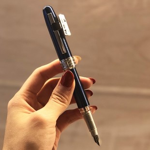 日本PLATINUM白金钢笔 铝制金属笔杆 练字钢笔学生办公用PGB 1000