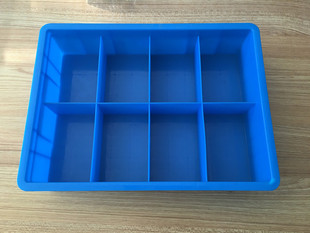 8格箱全新料塑料八格零件箱工具收纳整理箱电子元 件格子箱螺丝盒