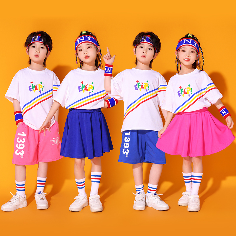 六一儿童演出服中小学生运动会班服幼儿园服装 啦啦操啦啦队表演服