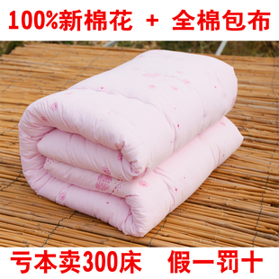 定做新棉花被子被芯加厚冬季 保暖棉被学生被褥单双人棉胎床垫 特价