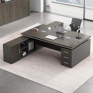 办公桌双人位面对面经理室现代老板桌椅组合财务电脑桌子两人一体