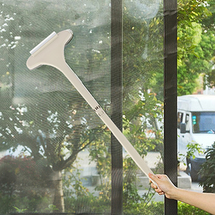 日本洗窗纱纱窗厨房 卫生刷子沙网小门刮门帘专用清扫吸水擦窗器