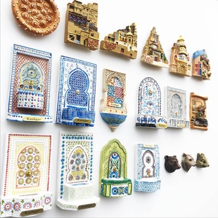 新疆冰箱贴新疆喀什冰箱贴异域风情冰箱贴旅游纪念品特色树脂工艺