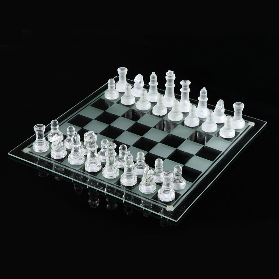 chess玻璃国际象棋 galss 透明象棋 普通玻璃国际象棋 大中小号