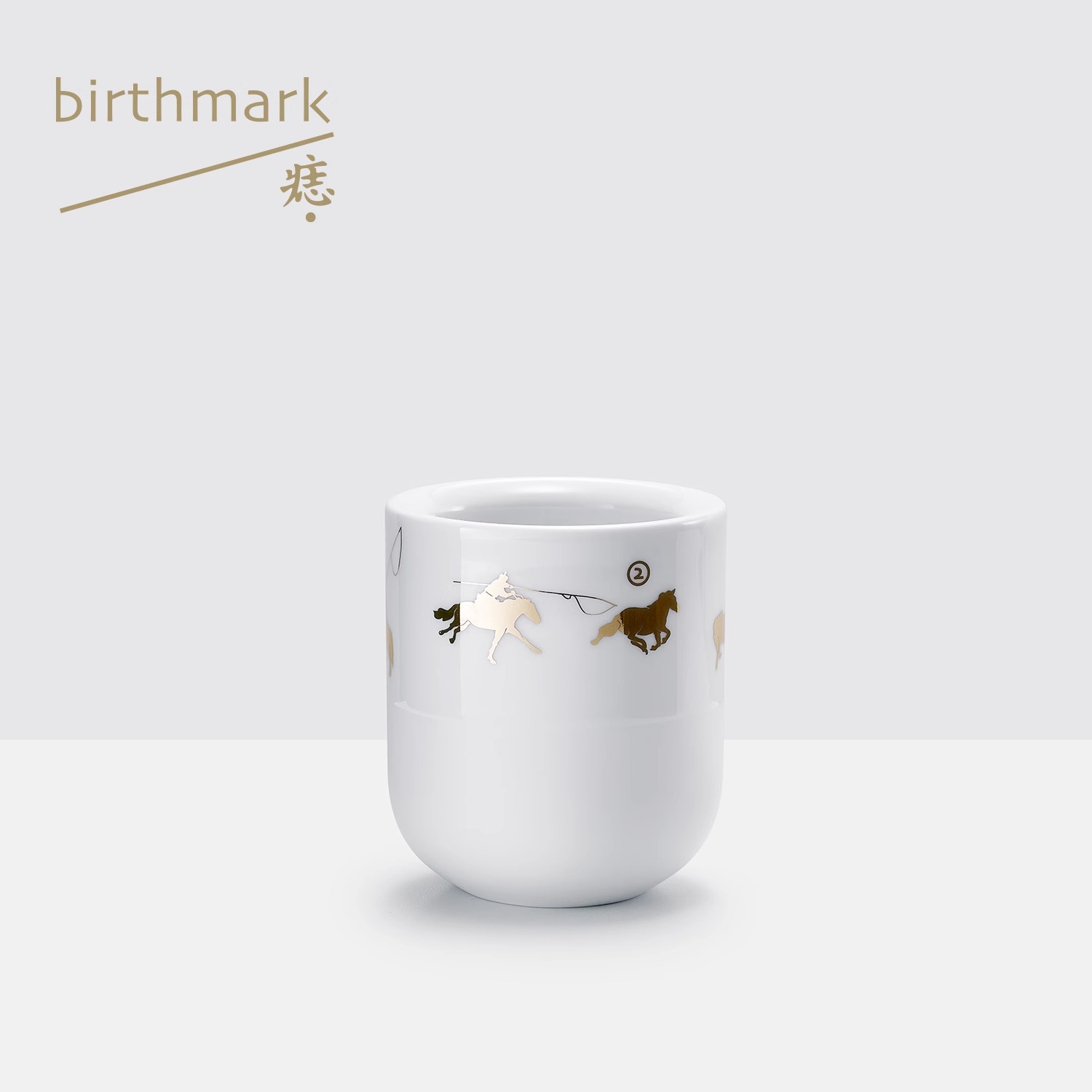 套马厚杯／马杯／240ml／咖啡杯／茶杯／蒙古图案 痣birthmark