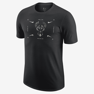 Nike 耐克男款 运动T恤圆领短袖 日常NBA美国直邮DZ02802023年商场