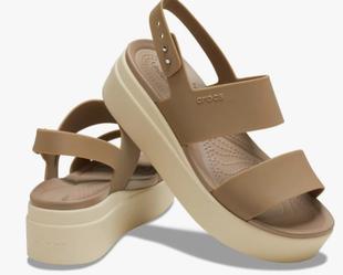卡骆驰女士高跟鞋 夏季 Crocs女鞋 时尚 节日送礼物轻质 厚底坡跟凉鞋