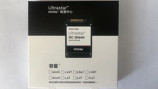 全新 企业级U2固态硬盘SSD 7.68T 三星PM983 sn640