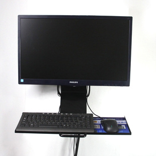 式 一体支撑架装 侧装 鼠标键盘托盘工业显示器支架墙