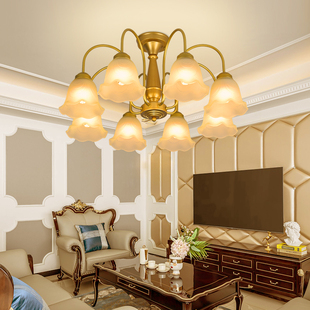 2023新款 美式 客厅吊灯轻著灯欧式 灯具现代简约创意卧室灯餐厅灯饰