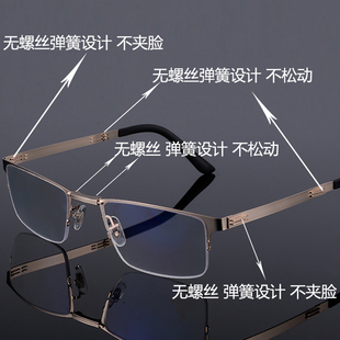 折叠便携老花眼镜男远近两用防蓝光智能变焦自动调节度数高清老人