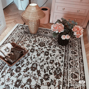 欧美式 地毯客厅奢华高档地毯卧室床边毯复古波斯风大面积满铺定做