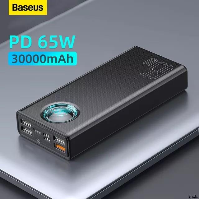 Baseus 30000mAh Quick Bank Power 65W Powerbank SCP Charge