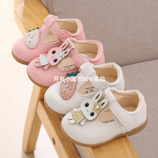 婴儿学步鞋 软底韩版 春秋季 3岁女童可爱公主皮鞋 新款 子