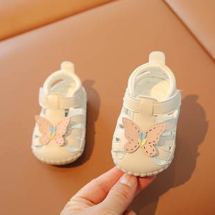 婴幼儿公主学步鞋 子夏款 夏季 12月婴儿鞋 0一岁女宝宝凉鞋 软底8