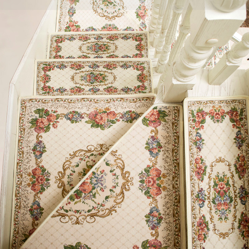 欧式 楼梯踏步垫免胶自粘楼梯防滑垫实木防滑家用楼梯地毯满铺定制