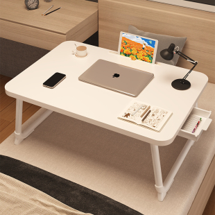床上小桌子学生书桌学习桌可折叠桌炕桌宿舍上铺笔记本电脑桌飘窗