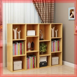 书架书柜落地简易靠墙客厅置物架卧室书本收纳架储物柜子简约现代