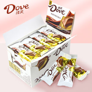 德芙丝滑牛奶巧克力盒装 喜糖情人节巧克力送女友年货糖果零食礼盒
