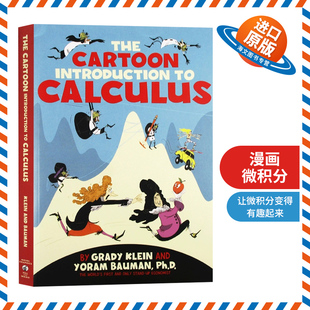 进口原版 英文版 高等数学 英语书籍 教材 The 英文原版 漫画微积分 一本漫画读懂微积分 Cartoon Calculus Introduction 数学