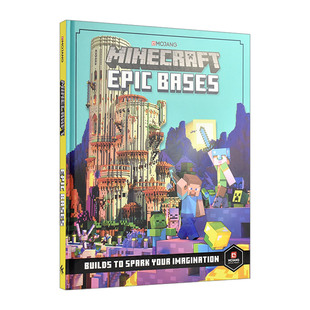 Blowing 英文原版 进口书籍 Mind 我 Your 英文版 Minecraft 世界史诗建筑官方指南 Spark Epic Imagination Bases Builds
