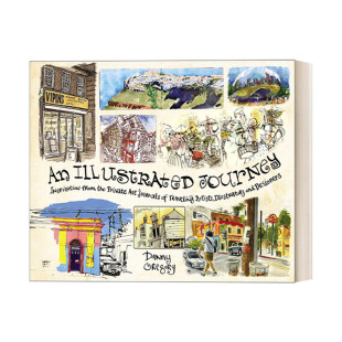 进口英语原版 灵感 书籍 私人艺术杂志 Journey插图之旅 插画家和设计师 Illustrated 来自旅行艺术家 英文版 英文原版