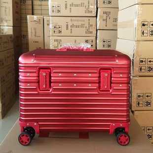 全铝镁合金摄影拉杆行李箱旅行箱工具箱上开盖密码 登机箱红酒 新款