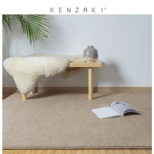 KENZAKI 茶几地毯客厅简约现代沙发卧室高端尼龙抗污纯色地毯