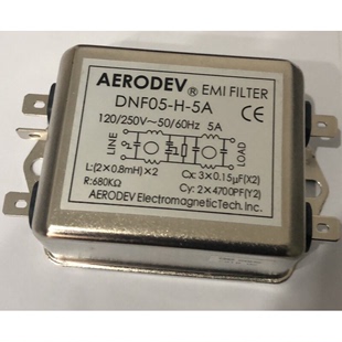 15A 10A AERODEV上海埃德电子EMI电源波滤器DNF05 20A