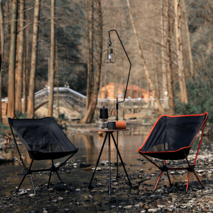 户外超轻铝合金月亮椅便携折叠休闲椅野营自驾烧烤垂钓写生椅子