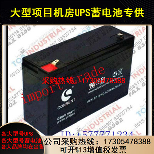 GS6V10AH 蓄电池 consent