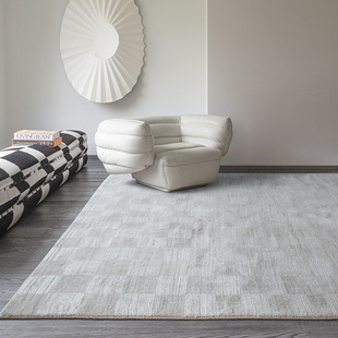 进口羊毛加丝地毯超柔现代欧式 简约轻奢客厅沙发垫卧室床边毯地垫