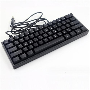 笔记本游戏便携式 61键小型背光青轴真机械键盘 K101电竞电脑台式