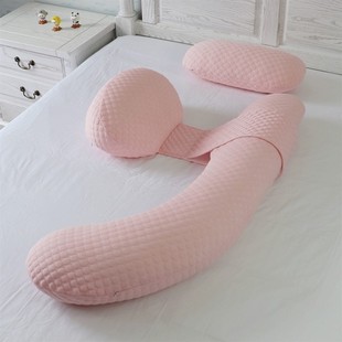 孕妇枕头托腹靠垫抱枕夏季 神器睡觉孕期可爱睡枕型侧睡枕专用