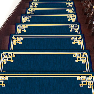 楼梯踏步垫免胶自粘家用防滑垫台阶贴欧式 实木楼梯地毯踏步垫 欧式