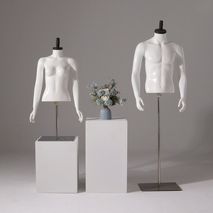 模特展示架半身服装 店男女人台橱窗陈列模型架假人体模特道具架子