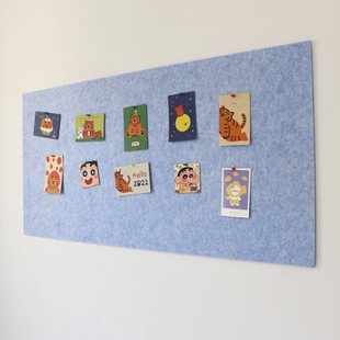 毛毡板隔音板软木板照片墙背景墙毛毡留言板文化墙幼儿园装 饰环创