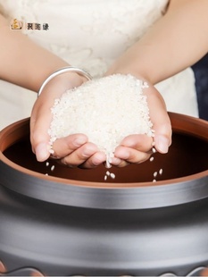 定制米缸装 米桶米箱加厚面粉大米储存罐带盖厨房密封防虫防潮陶瓷