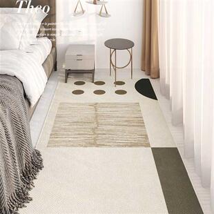 长条床边地毯客厅卧室地毯复古欧式 高级轻奢床前沙发茶几茶室地垫
