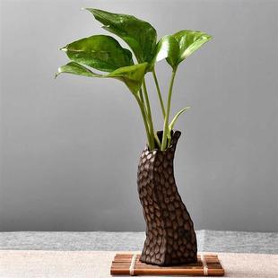 创意绿萝水培花瓶摆件客厅插花器皿水养植物陶瓷容器家居装 饰品