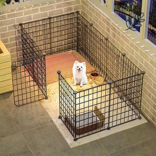 狗狗围栏式 家用室内宠物栅栏泰迪比熊柯基吉娃娃小型犬门栏狗笼子