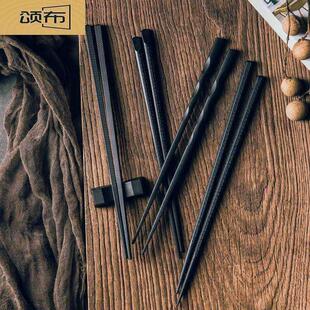 纯钛筷子精品高端家用2双装 1不锈钢单人快子钛合金高档一双家庭