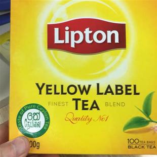 black tea 办公室奶茶店斯里兰卡红茶Lipton lapel 200g yellow