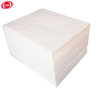 676白色工业吸油棉吸油毡吸油垫吸污垫吸收材料100片